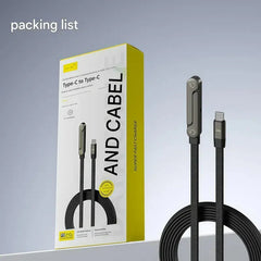 Last Chance: 49% Off Year-End Sale🔥 2-in-1 Invisible Holder Charger Cable – 240W Fast Charging Cord with Built-In Phone Stand